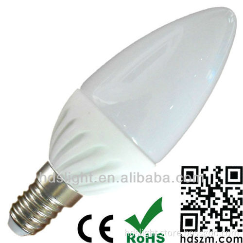 3w ceramic e14 led candle light